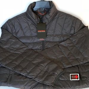 Hawke & Co. Dark Grey Quilted Packable Down Jacket